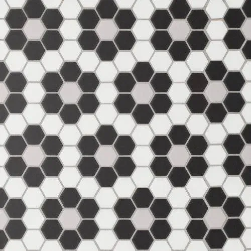 Bedrosians Tile & Stone Le Cafe 1" x 1" Matte Porcelain Mosaic Tile