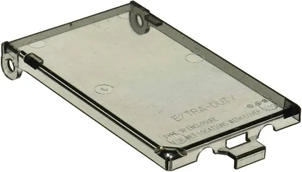 Industries DBVC-1 Wall Plate Cover, Clear