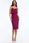 Dress The Population Alondra Dress, Xxs / Dark Magenta