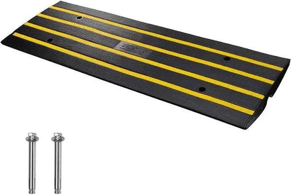 VEVOR Rubber Curb Ramp for Driveway 15T