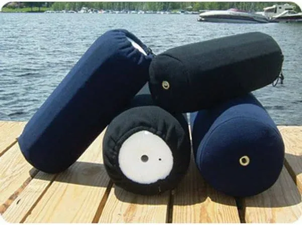 Taylor Made Products Fleece Boat Fender Cover for Center Rope Tube Style Fenders (10" x 26")