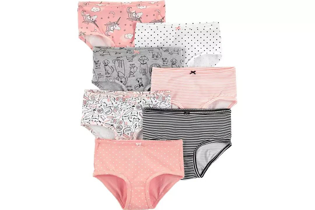 Carter's Little Girls Stretch Cotton Underwear 7 Pack