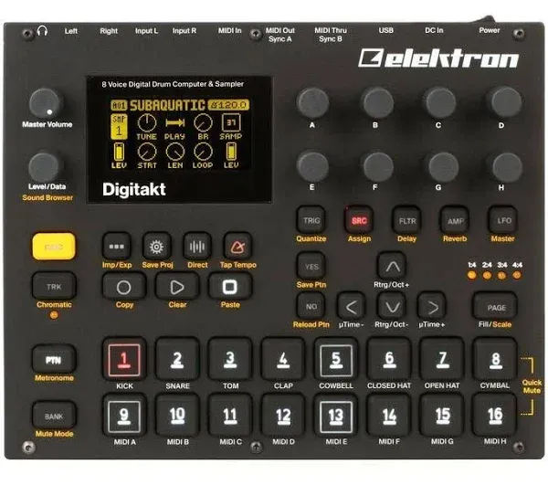 Elektron Digitakt Drum Computer and Sampler