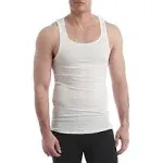 Hanes Men's 4-Pack Tank Tops, Size: Medium, White