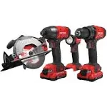 Craftsman V20 Cordless Drill Combo Kit CMCK401D2