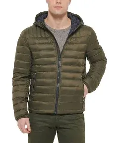 Tommy Hilfiger Men's Hooded Puffer Jacket