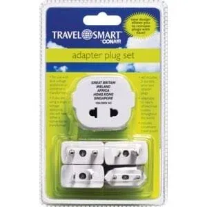 Travel Smart Conair Adapter Plug Set 