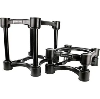 IsoAcoustics ISO-L8R200 Large Studio Monitor Isolation Stands (Pair) | Reverb