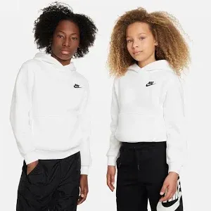 Kids' Nike Sportswear Club Fleece Hoodie Small Black/White