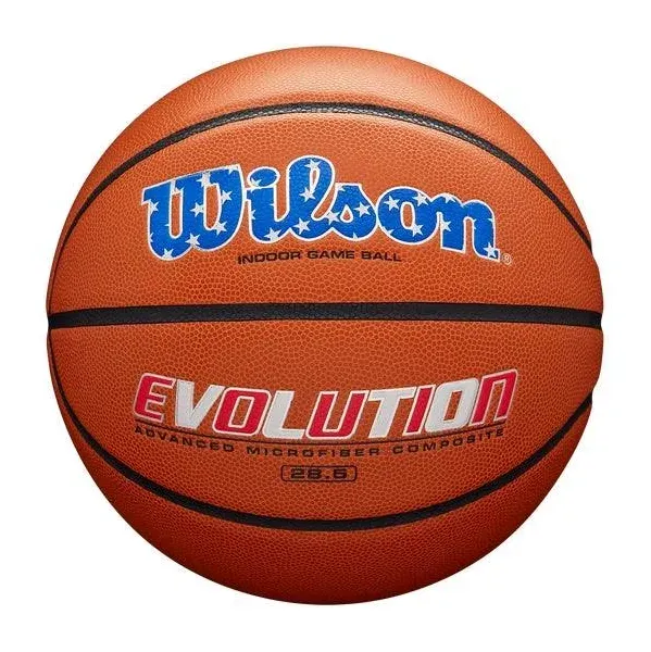 Wilson Evolution Game Basketball, Brown, 29.5"