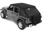 Jeep Wrangler Bestop Trektop NX Soft Top; Black Diamond 56863-35