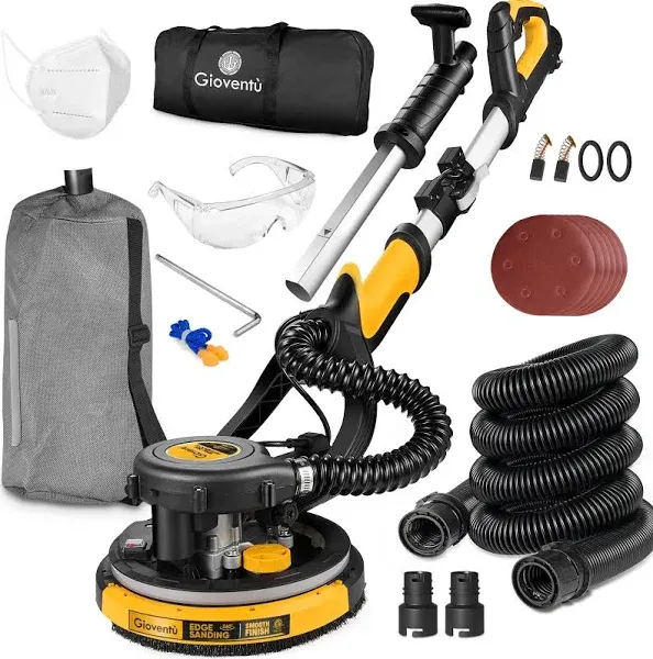 Drywall Sander, 6.5-amp Powerful Electric Drywall Sander with Vacuum, Auto Du...