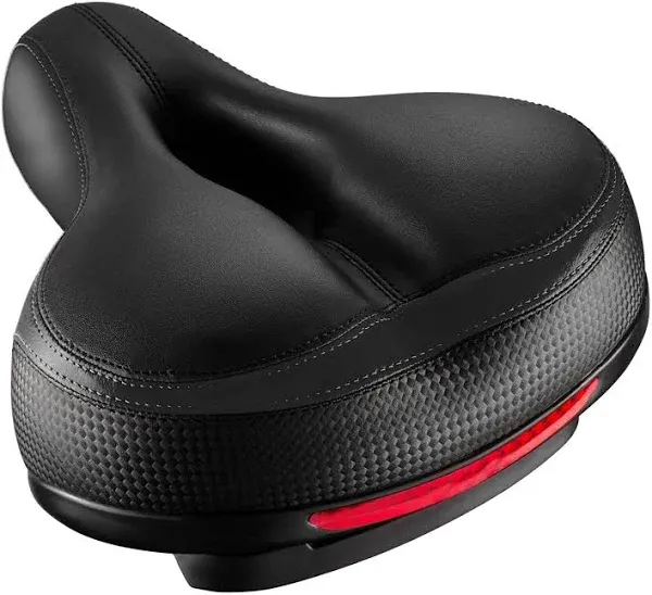 Bike Seat, Most Comfortable Bicycle Seat Dual Shock Absorbing Memory Foam