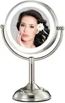 VESAUR Professional 7.5" Lighted Makeup Mirror, 10x Magnifying Vanity Mirror Wit