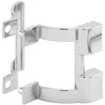 Slide-Co 193128 Shower Door Handle Set, 2 In. Mounting Hole Centers, Diecast Construction, Chrome-Plated (1 Set)