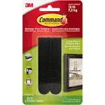 Command Large Picture Hanging Strips, 4 Pairs (8 Command Strips), Damage Free Hanging of Dorm Décor, Black