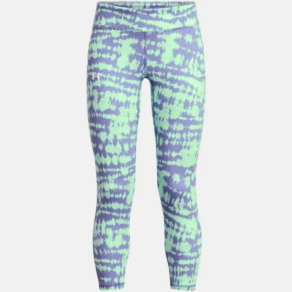 Under Armour Girls' Motion Printed Crop Leggings