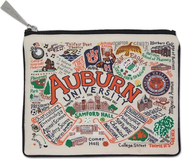 Cat Studio Auburn University Collegiate Zip Pouch