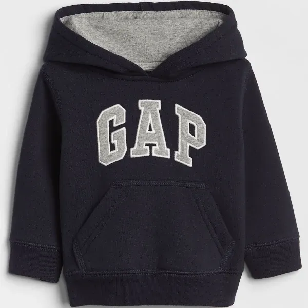 GAP Baby Boys' Playtime Favorites Logo Full Zip Hoodie Hooded Sweatshirt