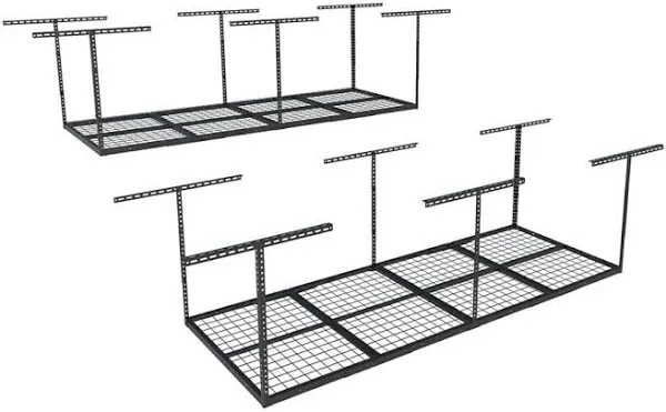 4X8 Overhead Garage Storage Rack, Garage Storage Organization System, Heavy Duty