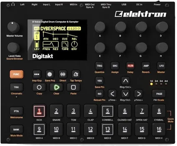 Elektron Digitakt Drum Computer and Sampler