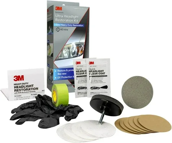 3M Ultra Headlight Restoration Kit 39195