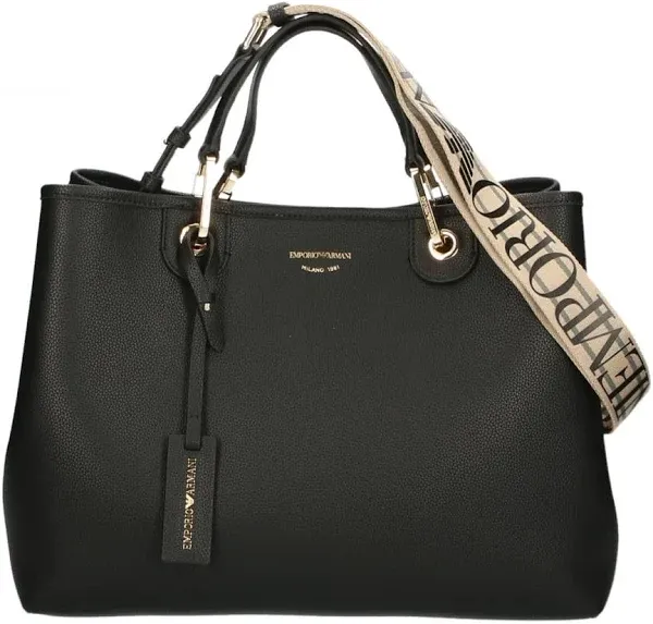 Emporio Armani MyEA Black Shopping Bag