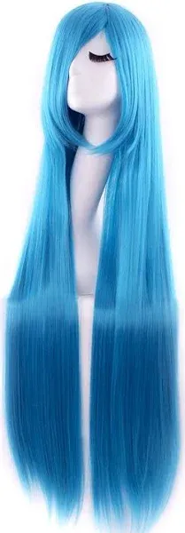 MapofBeauty 40" 100cm Anime Costume Long Straight Cosplay Wig Party Wig