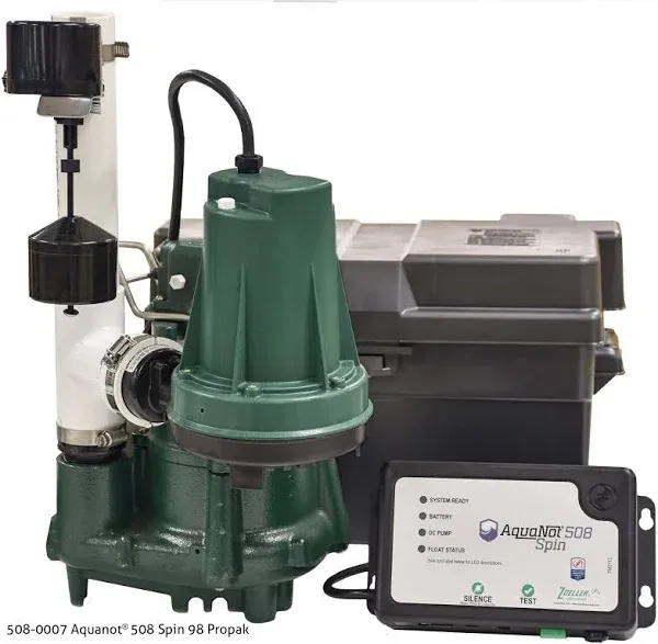 Zoeller Aquanot 508 Sump Pump System