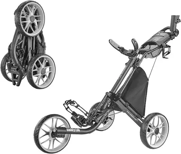 Caddytek CaddyLite EZ Fold V8 3-Wheel Golf Push Cart