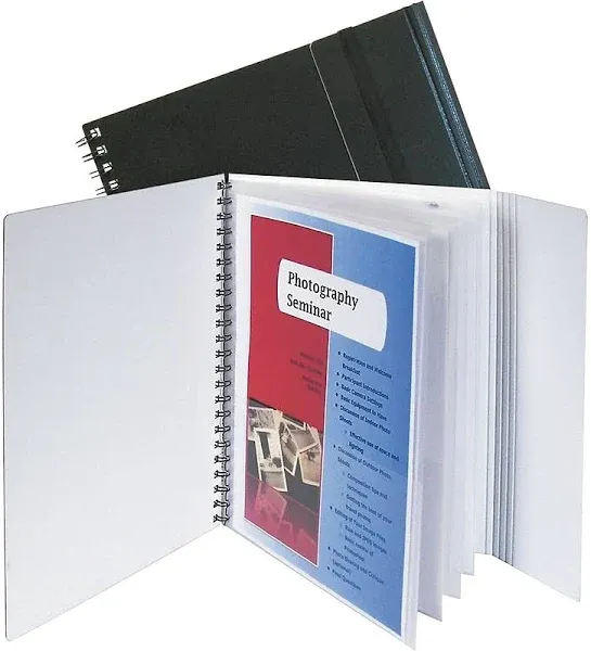 C-Line Eight-Pocket Portfolio with Security Flap