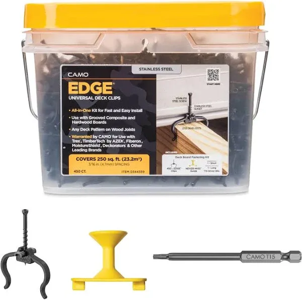 CAMO 0344359 Edge Clip Hidden Deck Fasteners (450 ct)