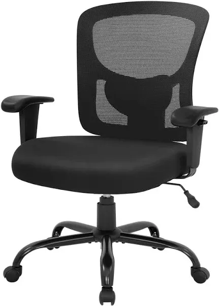 Big and Tall 500lb Office Chair Ergonomic Executive Desk Chair Rolling Swivel...