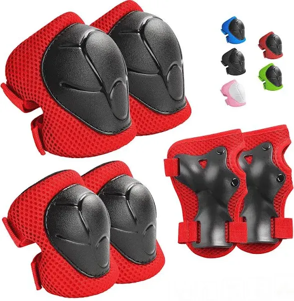 Kids Protective Gear Set Knee Pads for Kids 3-14 Years Toddler Knee and Elbow Pa