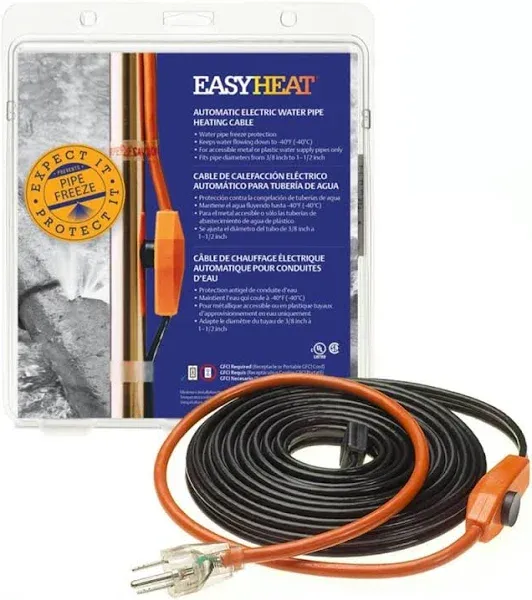 Easy Heat 12' Pipe Heating Cable