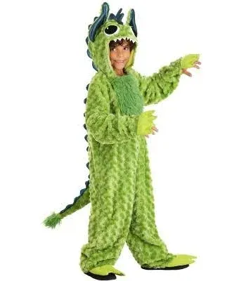 Little Green Monster Costume for Kid's