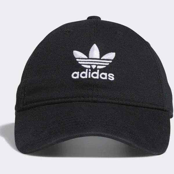 adidas Originals Women's Relaxed Strapback Hat, Size: One size, Black