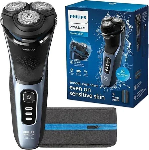 Philips Norelco Wet & Dry Electric Shaver 3600