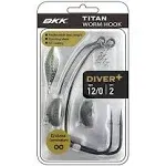 BKK Titandiver+ Weighted Swimbait Hooks 10/0