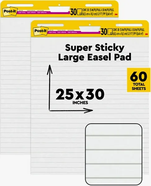 Post-it Super Sticky Easel 30