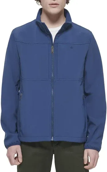 Dockers Men's Clean Zip-up Softshell Jacket