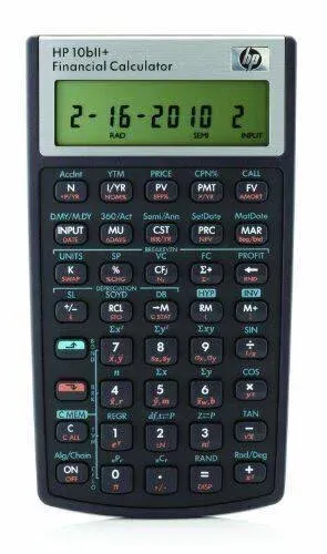 HP 10bII+ Financial Calculator