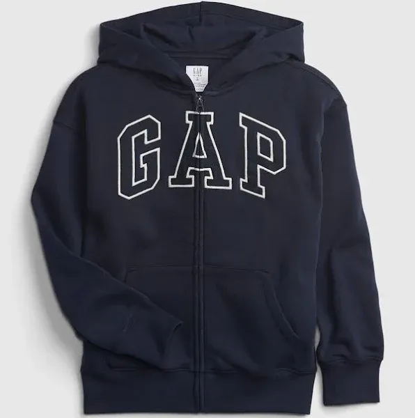 XL Gap Kids grey zip up hoodie