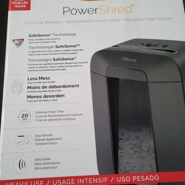 Fellowes Powershred LX85 Cross-Cut Shredder