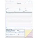 Adams Contractor Proposal Form, 3-Part Carbonless, 8 1/2 x 11 7/16, 50 Forms