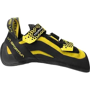 La Sportiva Miura Vs 2023 Climbing Shoes Black Yellow - 38.5