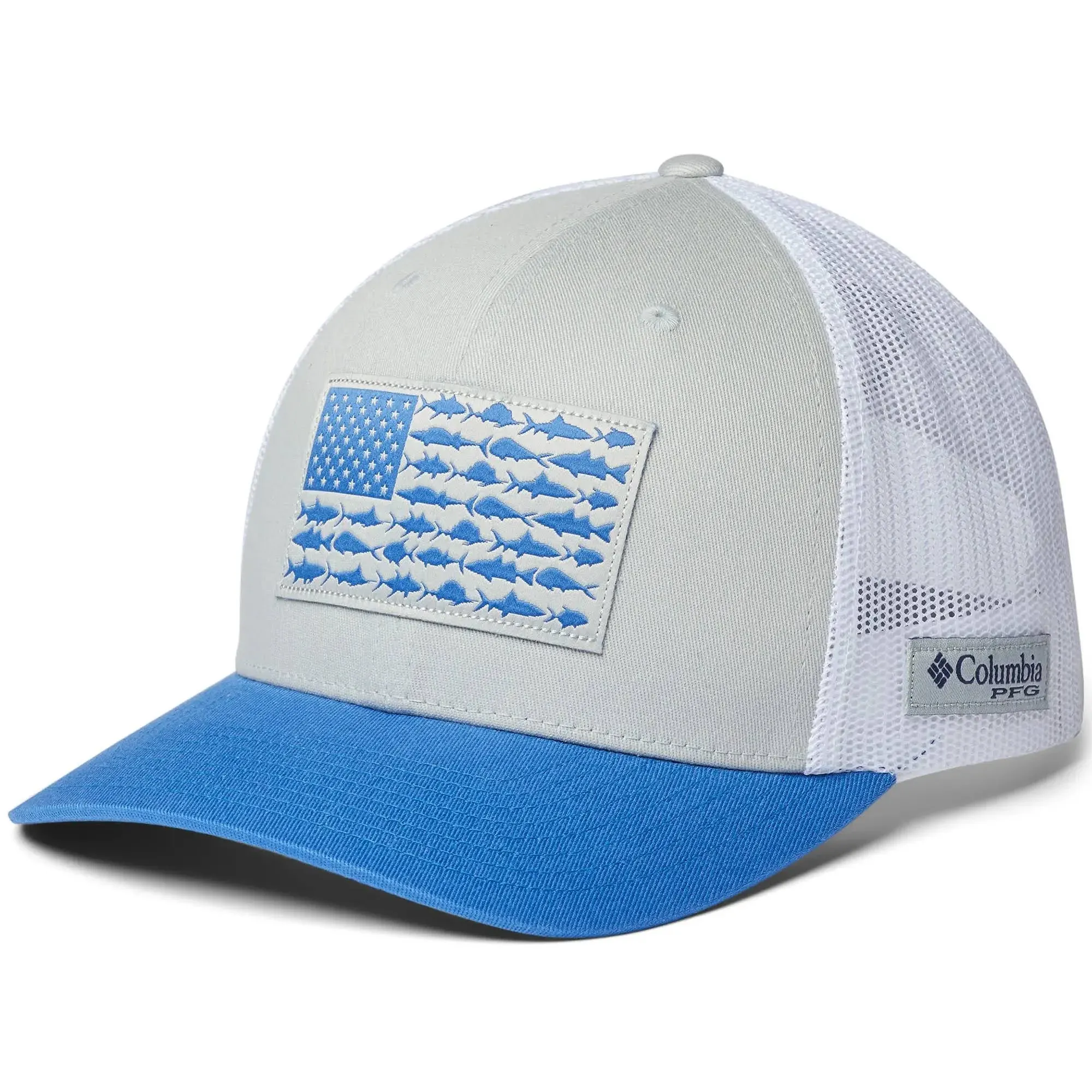 Columbia PFG Fish Flag Mesh Snap Back