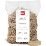 Office Depot Brand Rubber Bands, #19, 3-1/2&#034; x 1/16&#034;, Crepe, 1-Lb Bag