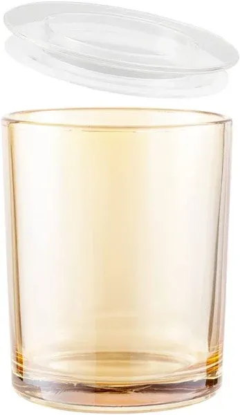  Candle Jars, 20 Pack 6 Oz Glass Empty Candle Vessels Containers Jars Bul