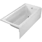 Duravit Architec Alcove Bathtub White Drain Right 60in x 30in 700355000000090